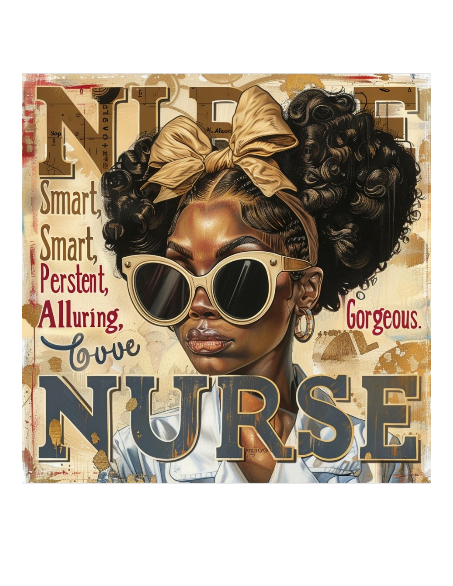 Retro African-American Nurse Shirt
