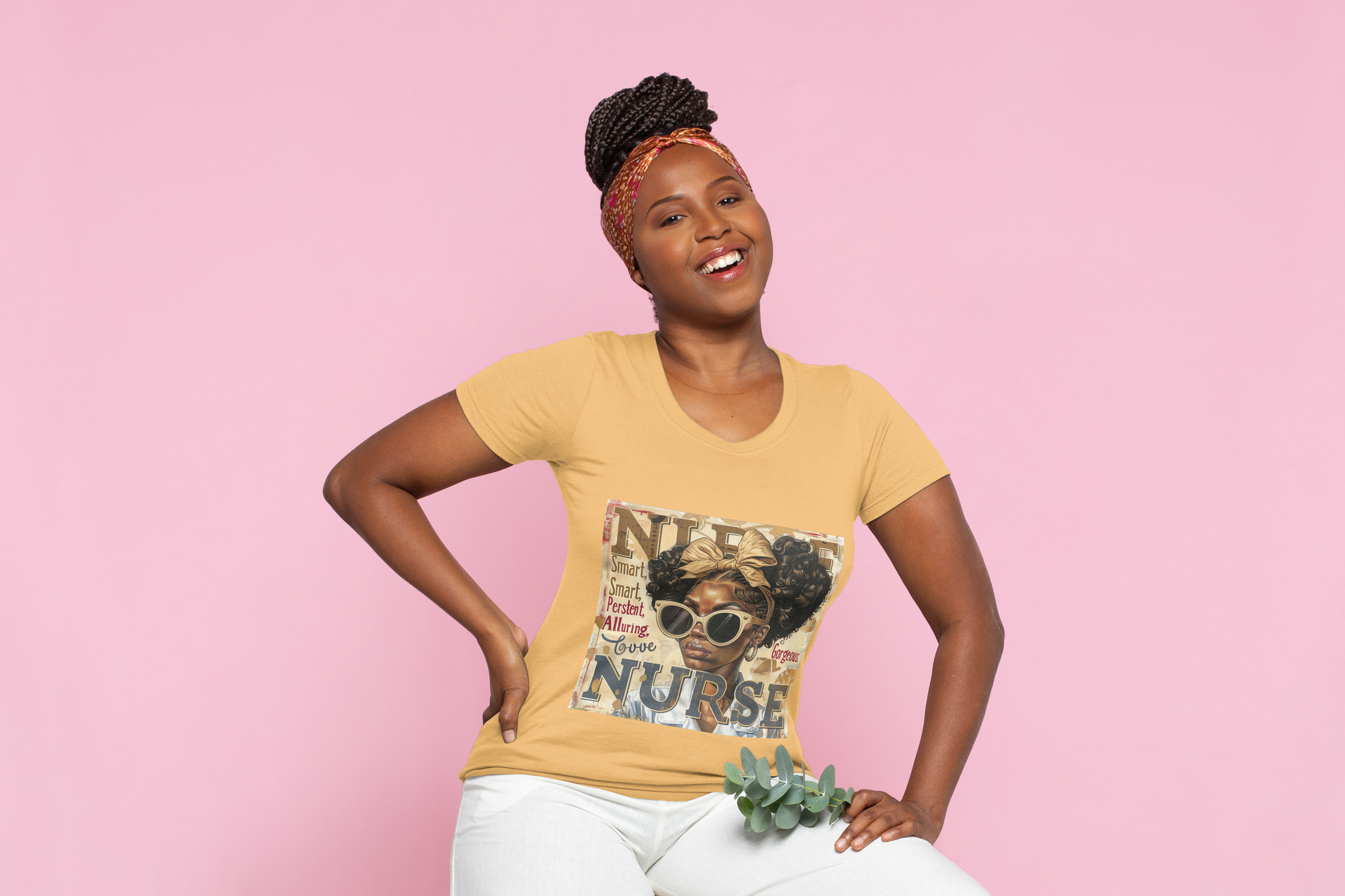 Retro African-American Nurse Shirt